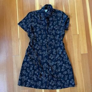 “A New Day” Faces Button-Up Dress